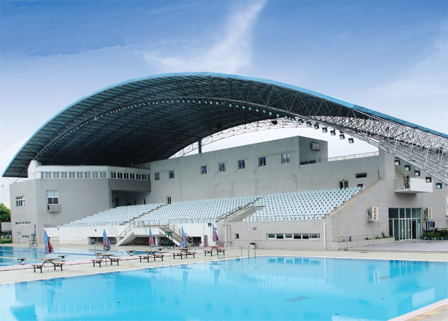 海口游泳馆网架